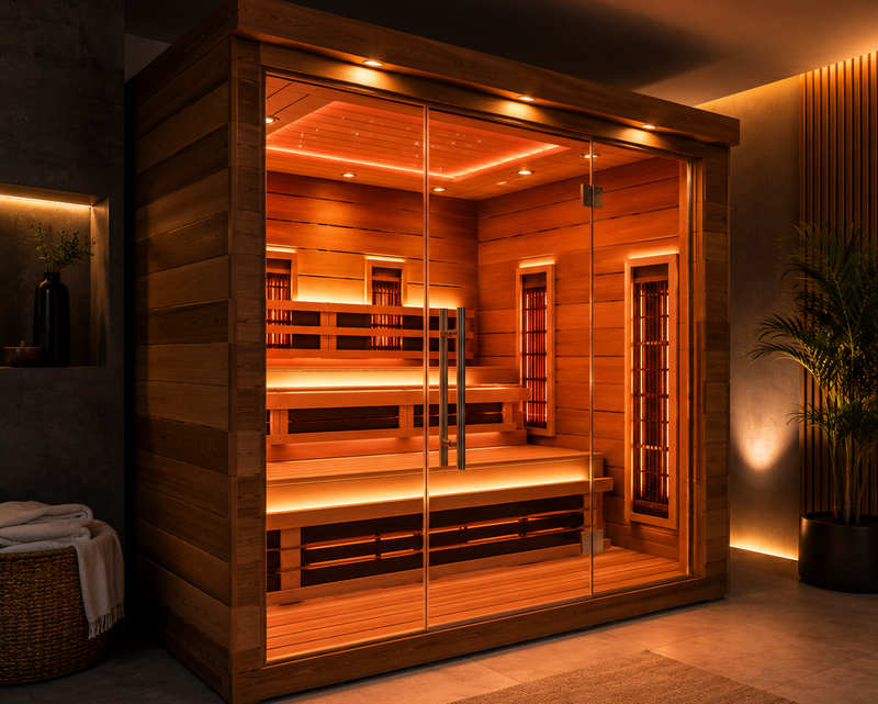 SOULNÉ Denmark Series™ Full Spectrum Infrared Sauna